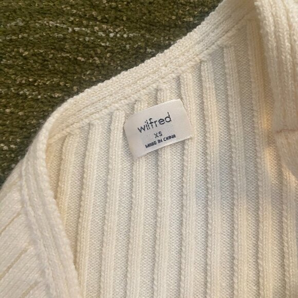 Wilfred Knit Canto One Shoulder Top - Wool & Cotton - Picture 4 of 5